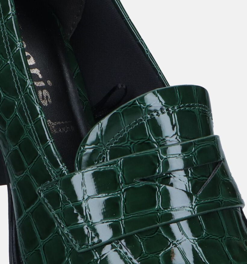 Tamaris Groene Mocassins met hak voor dames (344601)