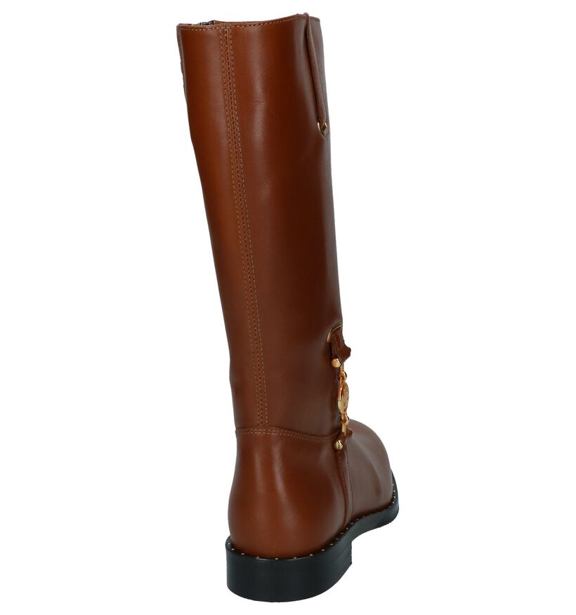 Hampton Bays Bottes hautes en Cognac en cuir (226137)