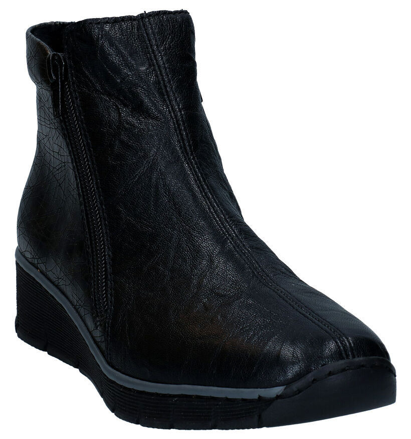 Rieker Chaussures confort en Noir en cuir (298611)