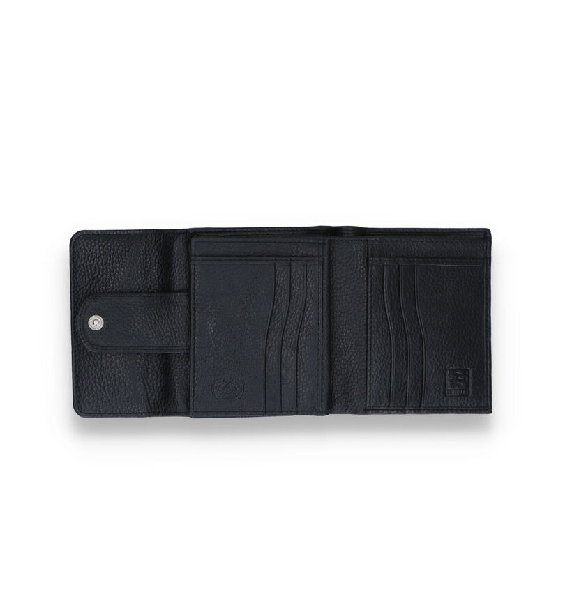 Crinkles Porte-monnaie à rabat en Noir pour femmes, hommes (349874)