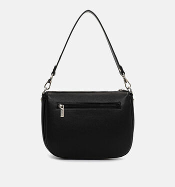 Tamaris Schoudertassen Zwart/Beige