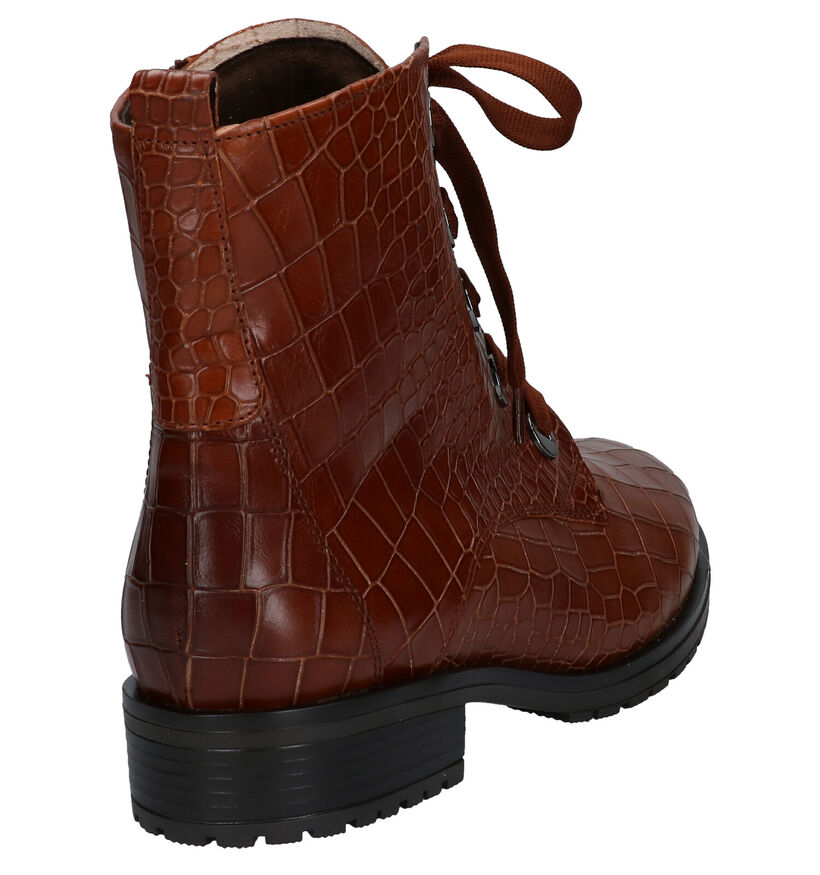 Gabor OptiFit Cognac Boots in leer (282298)