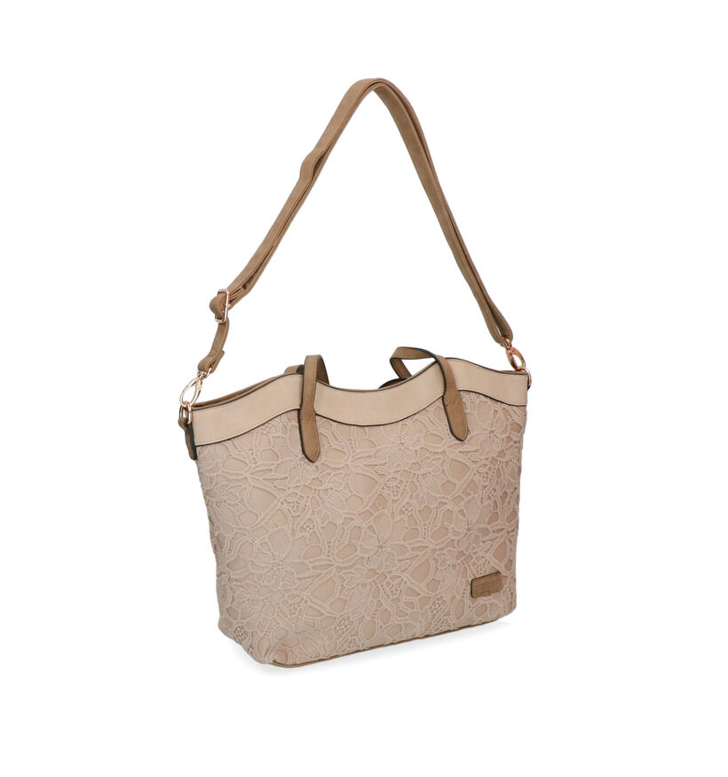 Rieker Beige Shopper in kunstleer (310033)