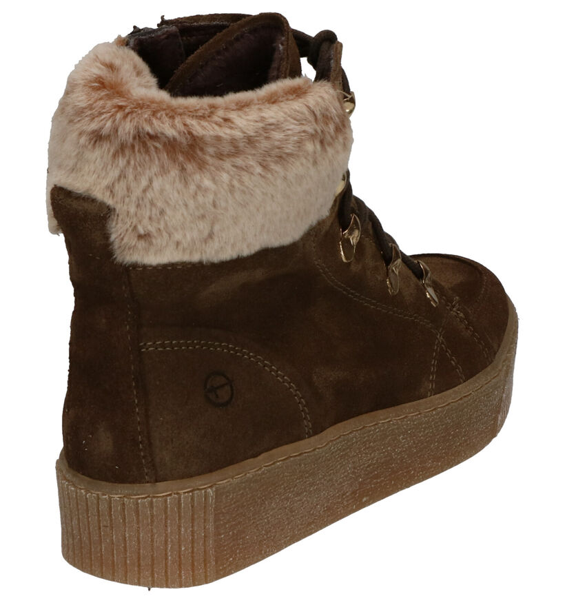 Tamaris Gele Boots in daim (261555)