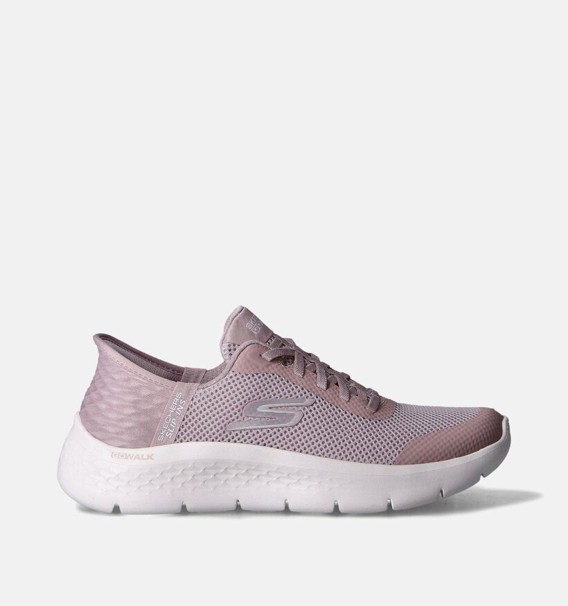 Skechers Go Walk Flex Grand Slip-ins en Rose pour femmes (351917)