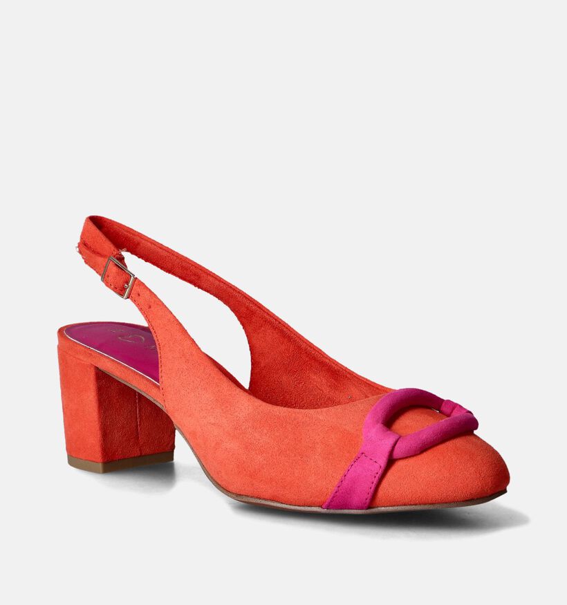 Marco Tozzi Oranje Slingback pumps voor dames (352550)