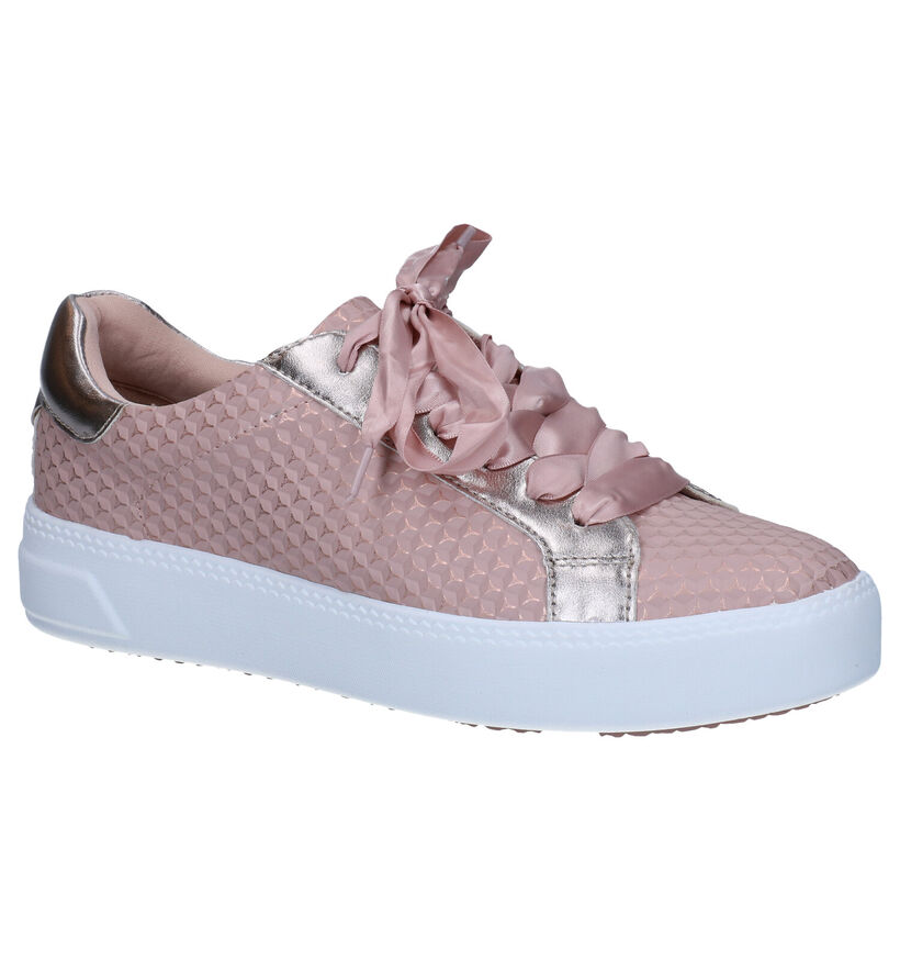 Tamaris Touch it Witte Veterschoenen in kunstleer (286303)