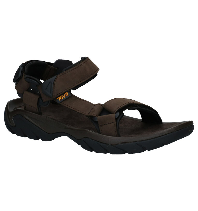 Teva Terra Sandales en Camel en nubuck (321947)