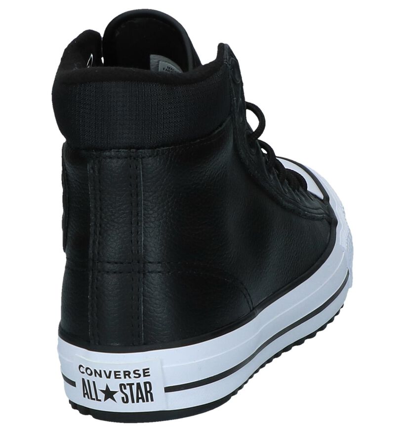 Zwarte Sneakers Converse Chuck Taylor AS PC Boot in leer (234297)