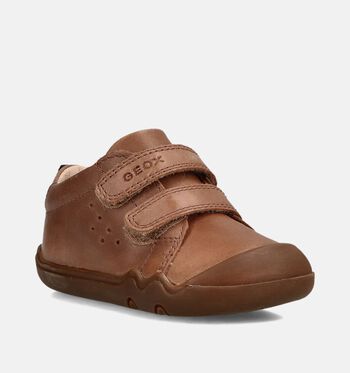 Geox Chaussons bébé Cognac/Bleu