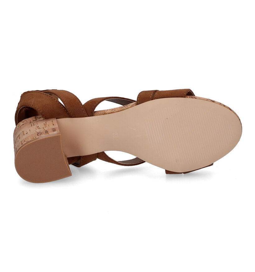 Posh by Poelman Zwarte Sandalen in stof (303357)