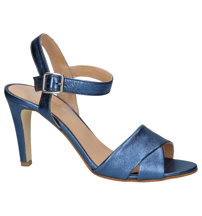Blauwe Geklede Sandalen Cristian Daniel in leer (220264)