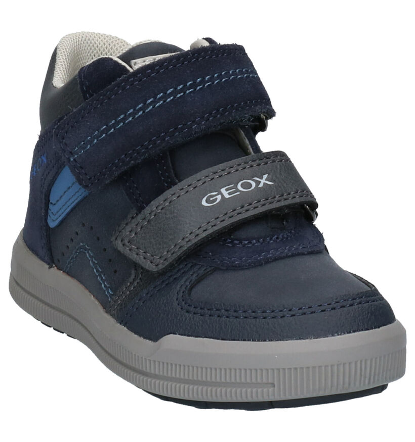 Geox Chaussures hautes en Bleu foncé en cuir (254506)