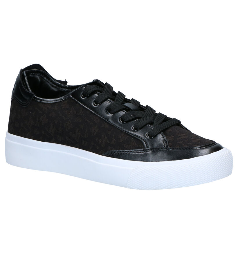 DKNY Reesa Veterschoenen Zwart in kunstleer (258805)