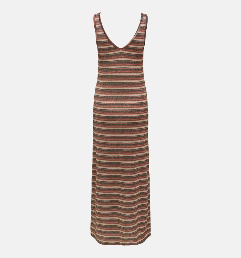 JDY Hallo Life V-Neck Bordeaux Lange Jurk voor dames (375088)