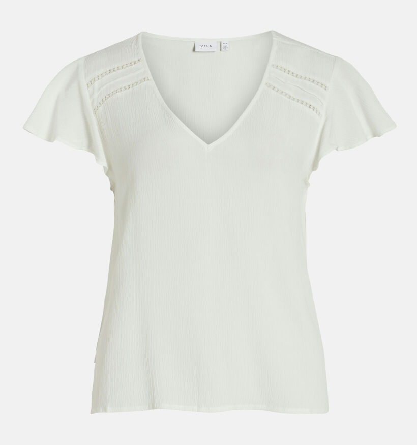 Vila Mesa Wit T-shirt voor dames (335463)