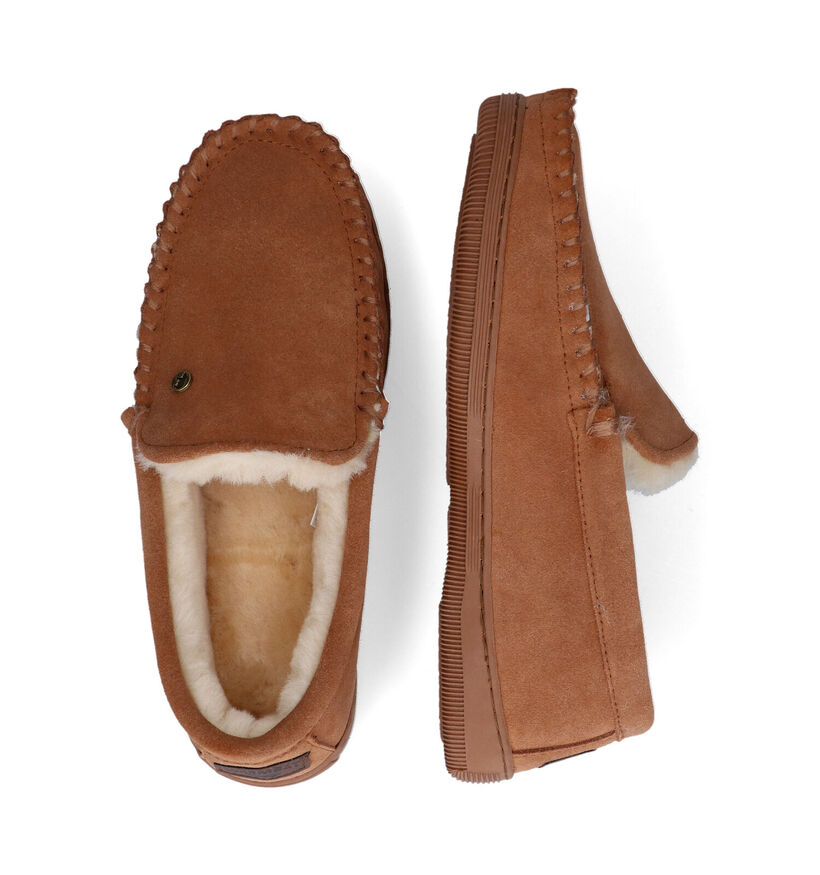 Warmbat Grizzly Cognac Pantoffels voor heren (314422)