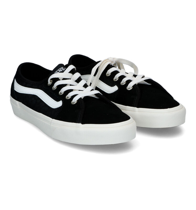 Vans Filmore Decon Baskets de skate en Noir pour femmes (328042)