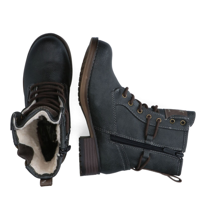 Mustang Bottines robustes en Gris pour filles (331714)