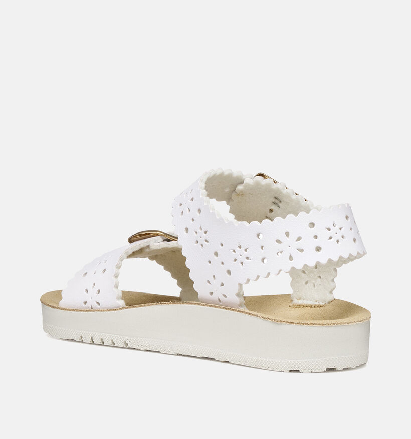 Geox J Costarei Witte Sandalen voor meisjes (368859)