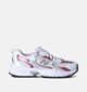 New Balance 530 Baskets en Blanc pour filles (353449) - pour semelles orthopédiques