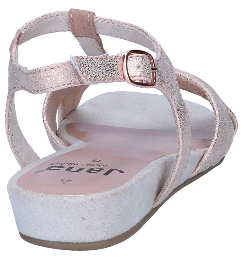 Rose Gold Sandalen Jana in kunstleer (242477)