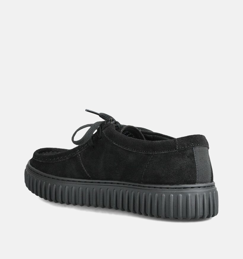 Clarks Torhill Low Zwarte Desert Boots voor heren (362237) - geschikt voor steunzolen