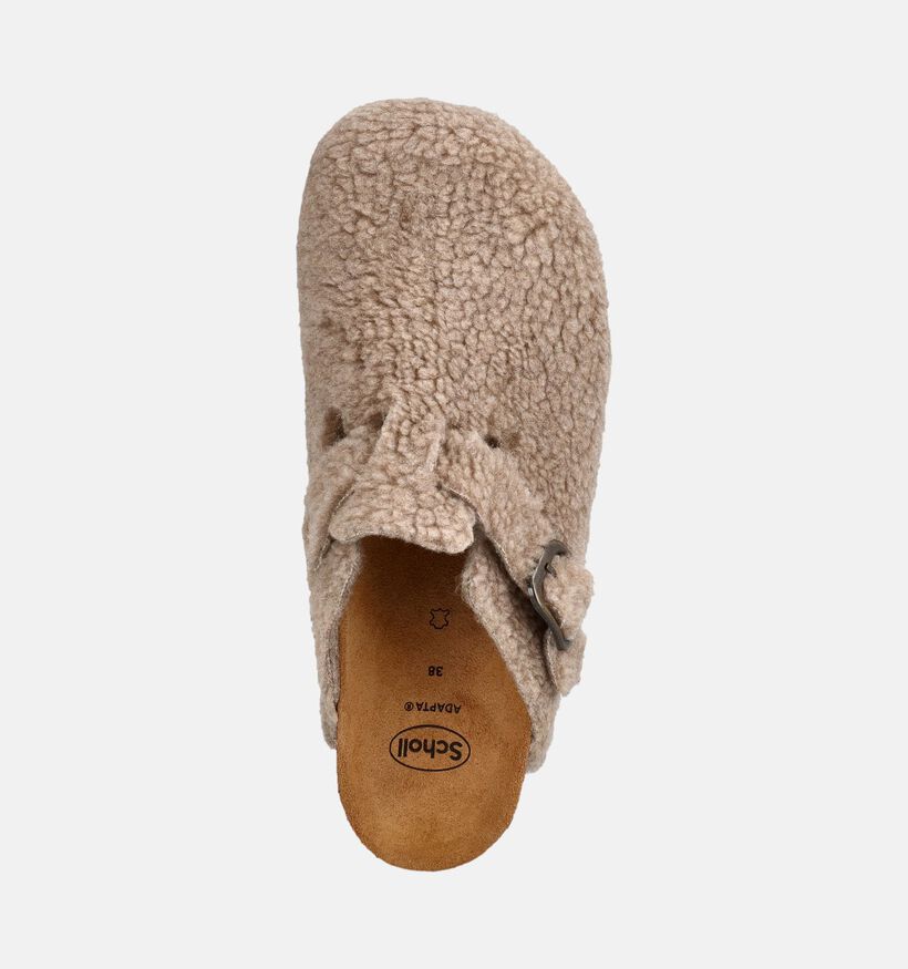 Scholl Camille Taupe Slippers voor dames (381003)