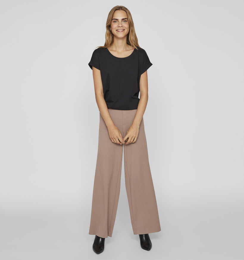 Vila Vidreamers Zwarte T-shirt voor dames (361338)