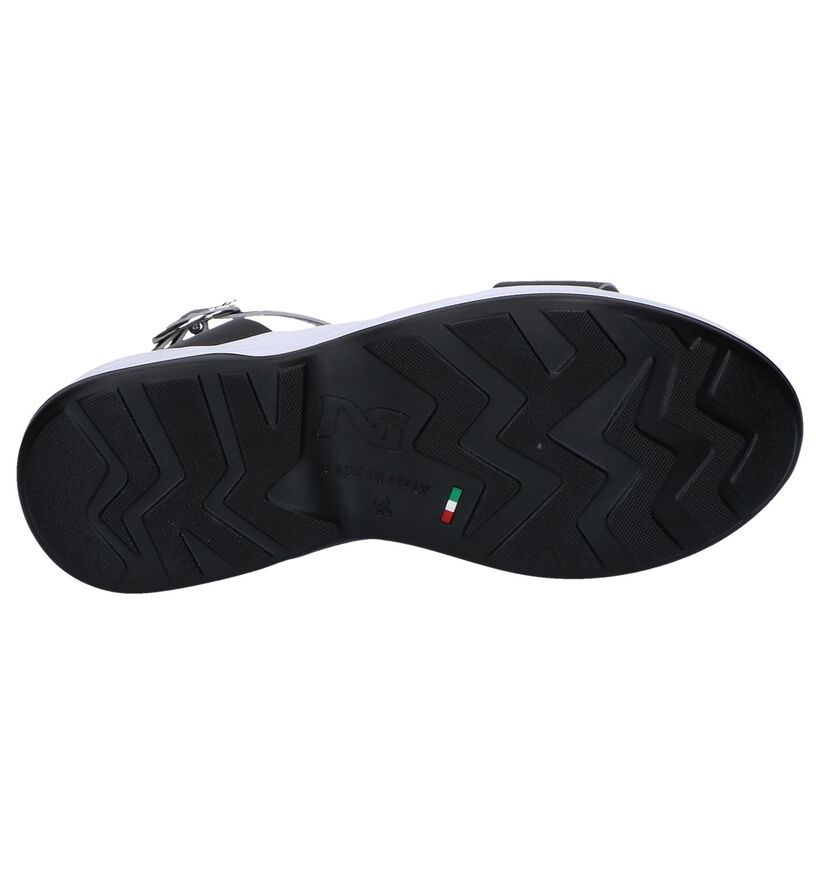 NeroGiardini Sandales à talons en Noir en cuir (251671)