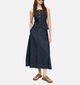 comma Donkerblauwe Lange rok voor dames (375081)