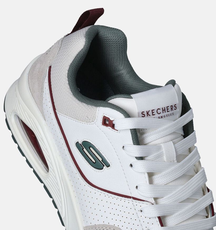 Skechers Uno Retro One Baskets en Blanc pour hommes (351849)