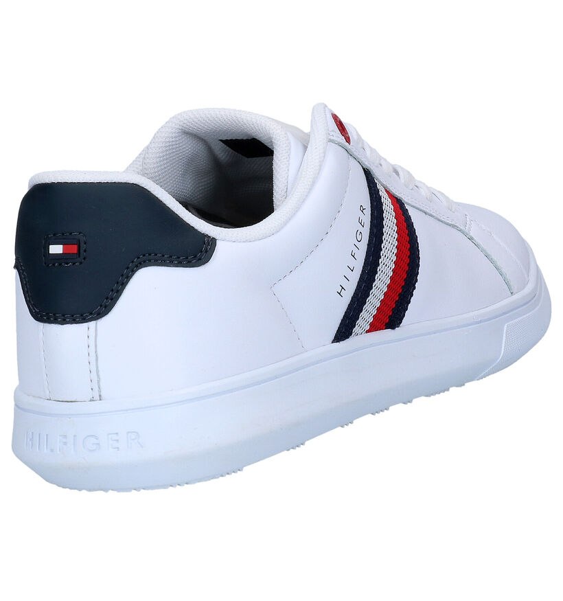 Tommy Hilfiger Essentiel Chaussures &agrave; lacets en Bleu en cuir (285318)