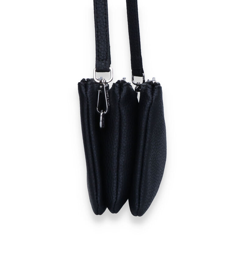 Matt & Nat Triplet Sac porté croisé en Noir en simili cuir (327640)
