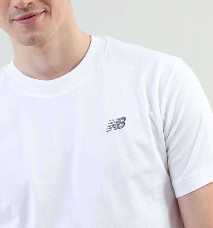 New Balance Wit T-shirt voor heren (354003)
