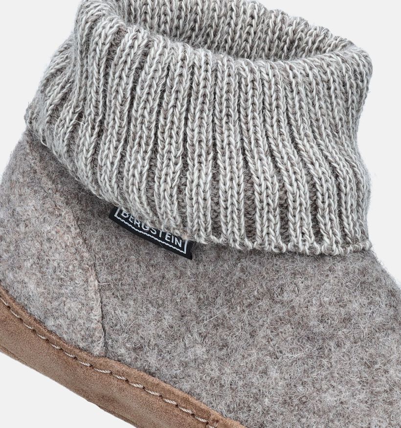 Bergstein Cozy Lux Pantoufles en Beige pour filles, garçons (348788)