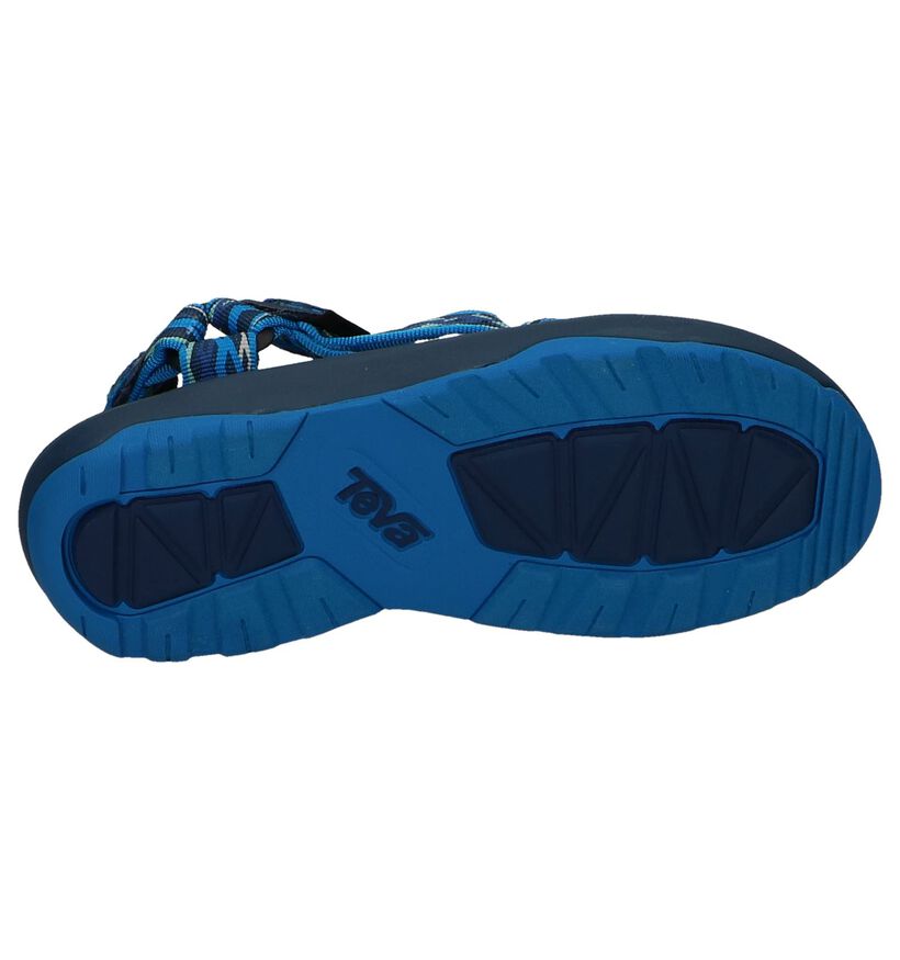 Teva Hurricane Sandales en Bleu en textile (286623)