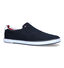Tommy Hilfiger Iconic Blauwe Slip-on sneakers in stof (321216)