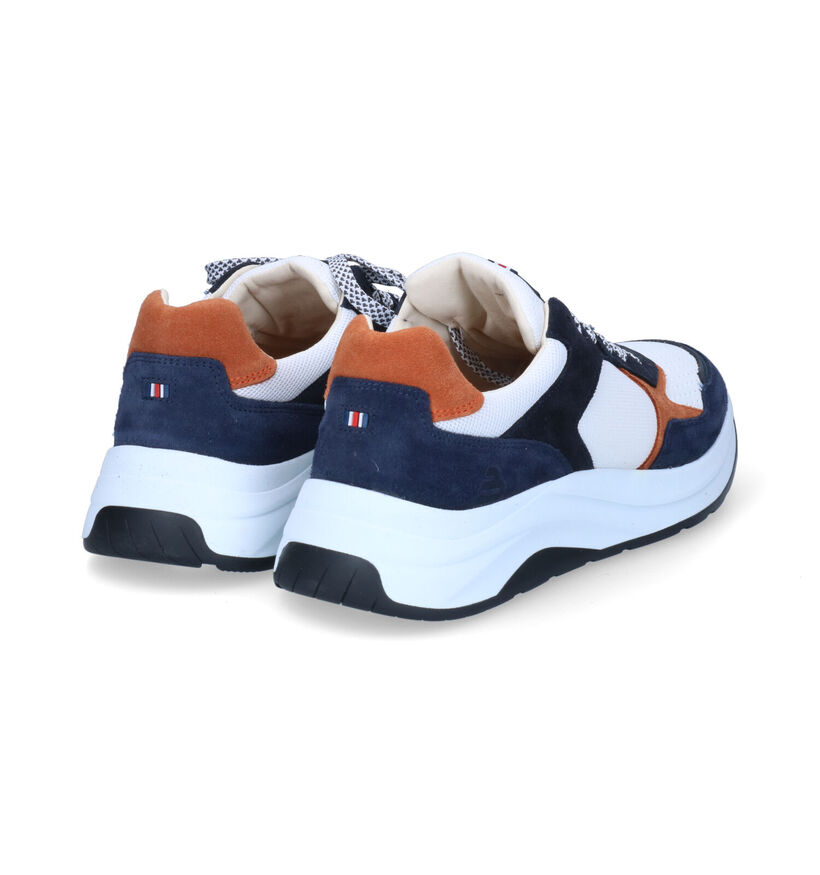 Bullboxer Blauwe Sneakers in leer (316530)