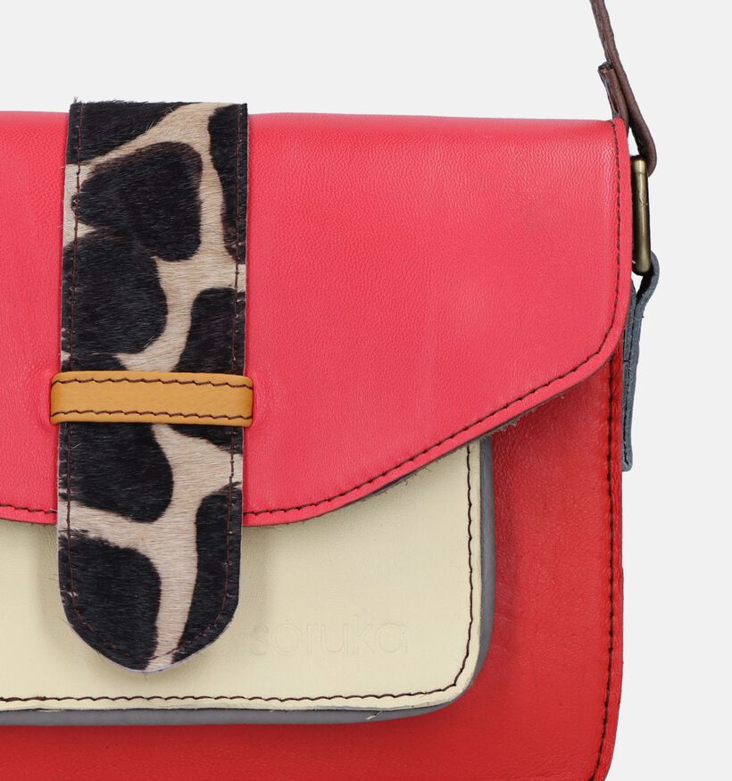 Soruka Grace Loop Reversible Basic Rode Crossbody Tas voor dames (342292)