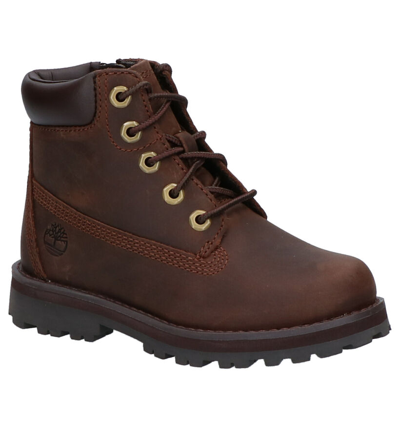 Timberland Courma Kid 6 inch Bruine Bottines voor jongens, meisjes (329077) - geschikt voor steunzolen