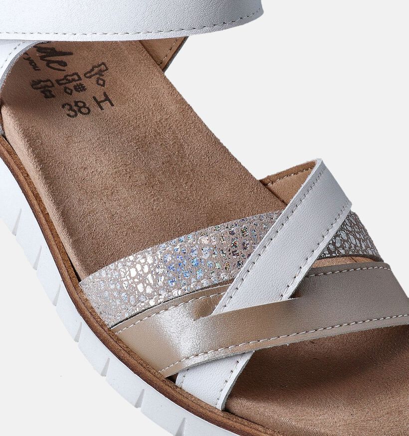 Solemade Romi Sandales pour semelles orthopédiques en Blanc pour femmes (355625) - pour semelles orthopédiques