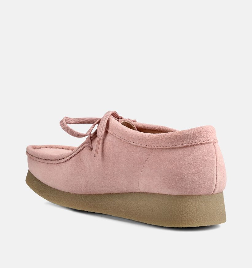 Clarks Wallabee Evosh Chaussures &agrave; lacets en Pastel pour femmes (370563) - pour semelles orthop&eacute;diques