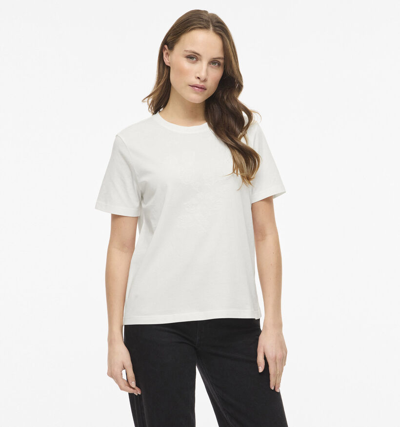 Vila Visybilla Rose Witte T-shirt voor dames (368044)