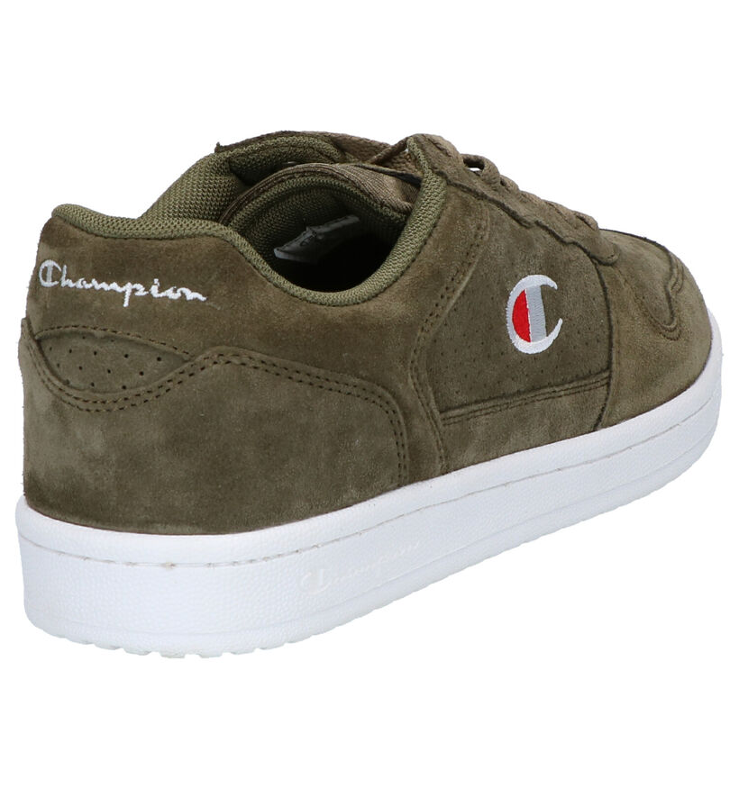 Champion Chicago Kaki Sneakers in daim (253545)