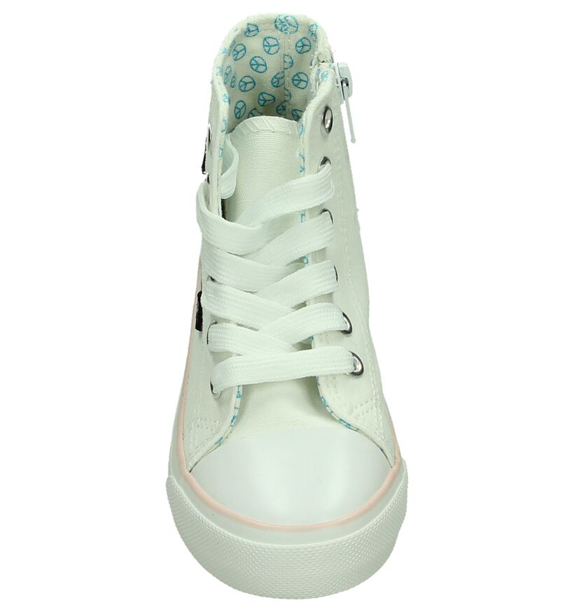 K3 Baskets hautes en Blanc en textile (195804)