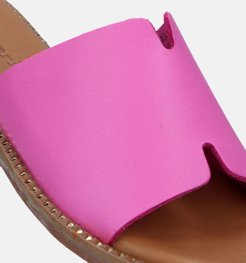 Tamaris Zwarte Platte slippers voor dames (354432)