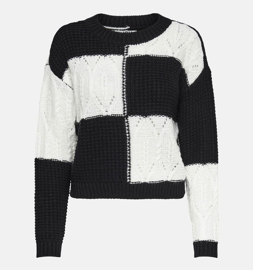 JDY Justy Witte/Zwarte Trui voor dames (359920)