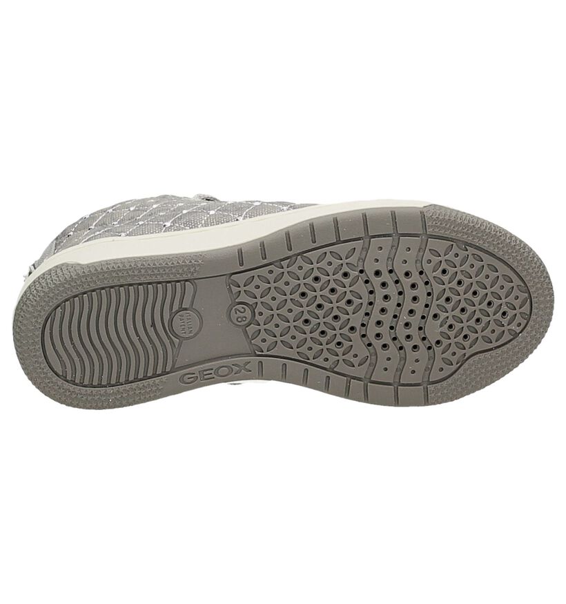 Geox Baskets hautes en Gris en textile (170548)