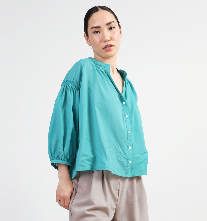 Orfeo Mania Blouse en Bleu pour femmes (345084)